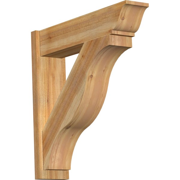 Ekena Millwork Funston Traditional Rough Sawn Outlooker, Western Red Cedar, 8"W x 34"D x 34"H OUT08X34X34FST01RWR - main